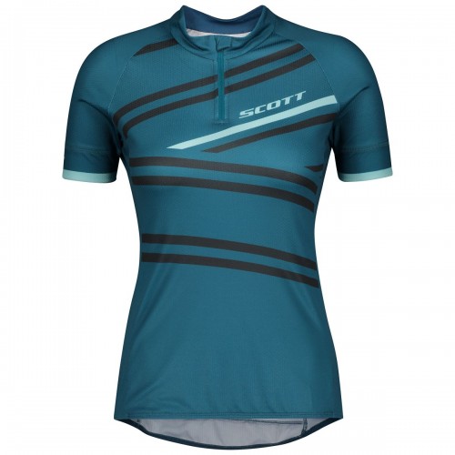 Scott Endurance 30 Damen Fahrrad Trikot kurz blau 2020 