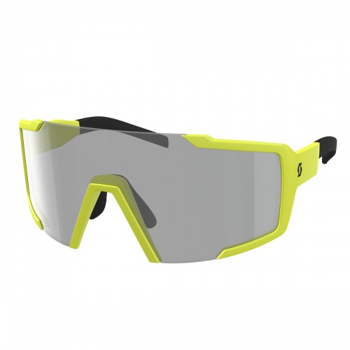 Scott Shield LS Fahrrad Sonnenbrille gelb/grau light sensitive photochrom 