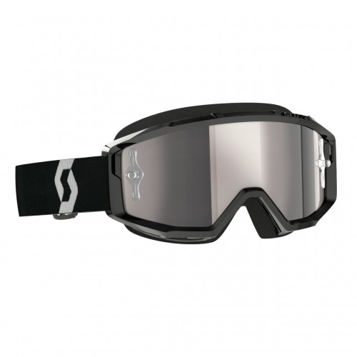 Scott Primal MX Goggle Cross/MTB Brille schwarz/silberfarben chrom works 