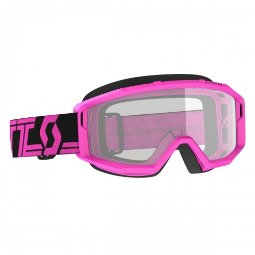 Scott Primal Clear MX Goggle Cross/MTB Brille pink/klar 