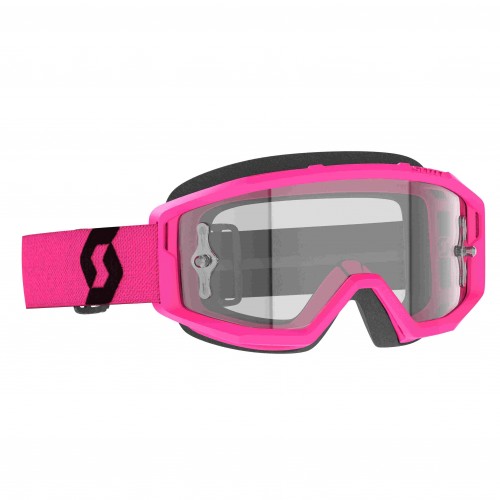Scott Primal Clear MX Goggle Cross/MTB Brille pink/klar works 
