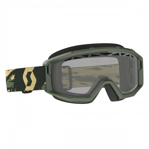 Scott Primal Enduro MX Goggle Cross/MTB Brille khaki grün/klar 