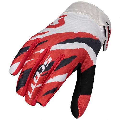 Scott 450 Prospect MX Motocross / DH Fahrrad Handschuhe rot/weiß/schwarz 2021 L (10)