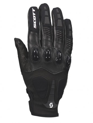 Scott Assault Pro MX DH Motorrad Handschuhe schwarz/weiß 2024 