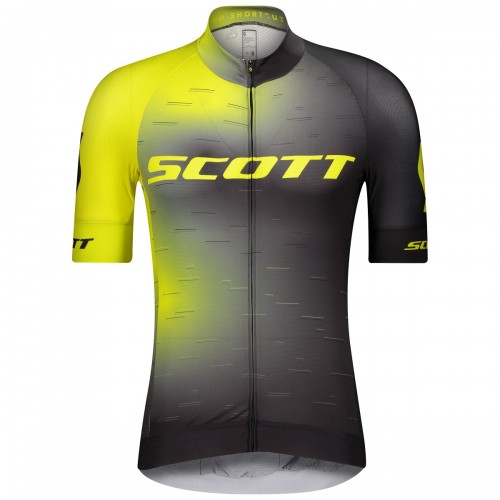 Scott RC Pro Fahrrad Trikot kurz gelb/schwarz 2021 