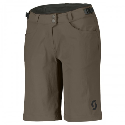 Scott Trail Flow Damen Fahrradhose kurz inkl. Innenhose braun 2026 
