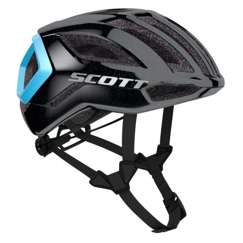 Scott Centric Plus MIPS Rennrad Fahrrad Helm schwarz/blau 2024 