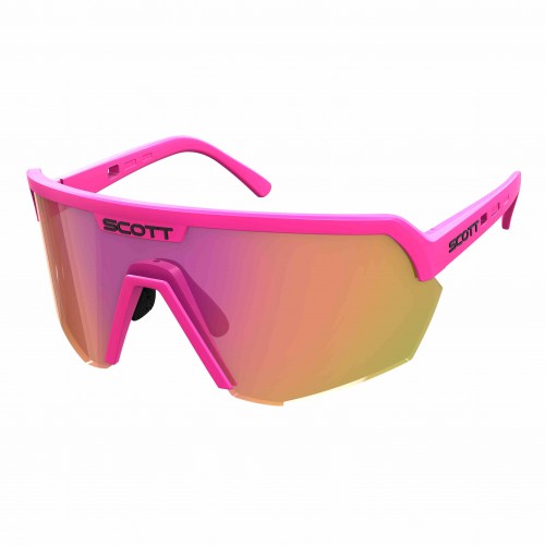 Scott Sport Shield Wechselscheiben Fahrrad Brille pink/pink chrome 