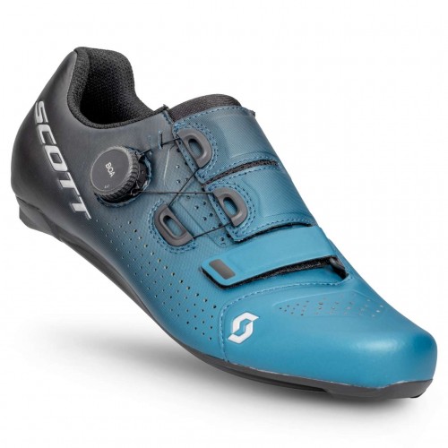 Scott Road Team Boa Rennrad Fahrrad Schuhe metallic blau 2024 42