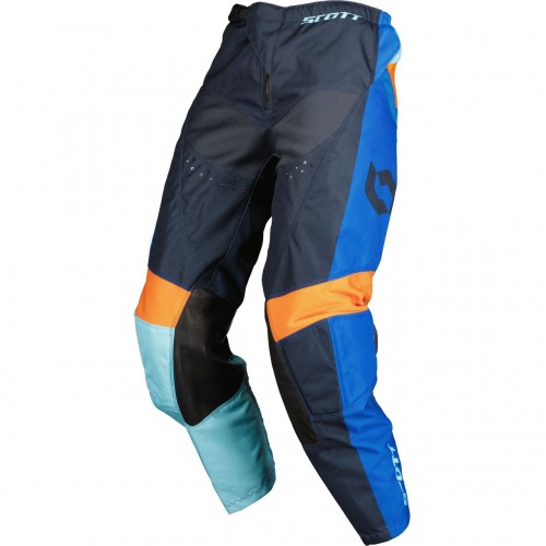 Scott 350 Race Evo MX Motocross / DH Fahrrad Hose lang blau/orange 2023 