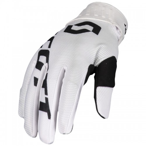Scott 450 Fury MX Motocross / DH Fahrrad Handschuhe schwarz/weiß 2023 