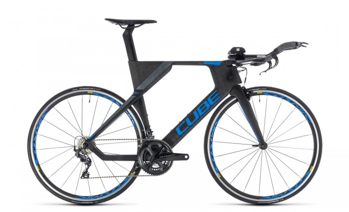 Cube Aerium Race Triathlon Fahrrad schwarz/blau 2019 
