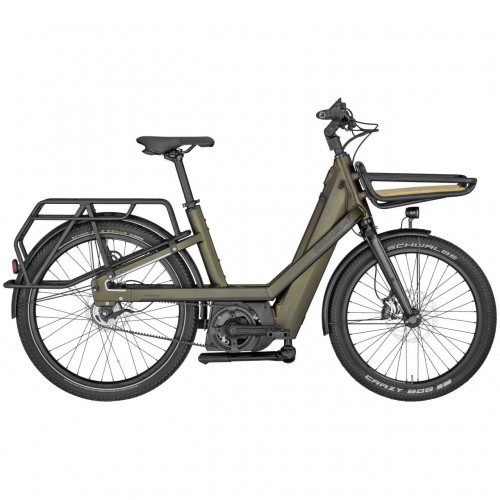 Bergamont E-Cargoville Bakery Elite Pedelec E-Bike Lastenrad olive grün 2022 