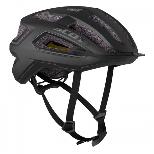 Scott Arx Plus MIPS Rennrad Fahrrad Helm granit schwarz 2024 