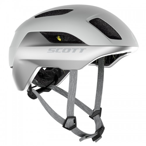 Scott La Mokka Plus MIPS City Fahrrad Helm refelctive weiß/silberfarben 2024 