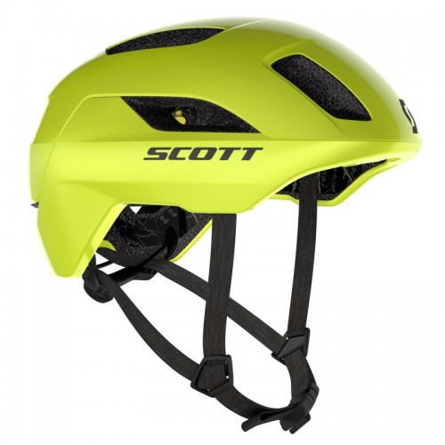 Scott La Mokka Plus MIPS City Fahrrad Helm gelb 2024 