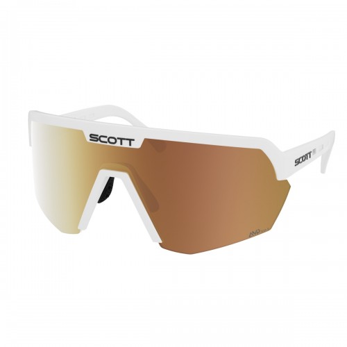 Scott Sport Shield LS Wechselscheiben Fahrradbrille weiß/gold chrome 