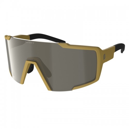 Scott Shield Compact Wechselscheiben Fahrrad Brille goldfarben/bronzefarben chrome 