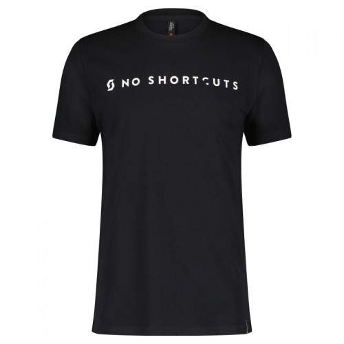Scott No Shortcuts Freizeit T-Shirt schwarz 2024 