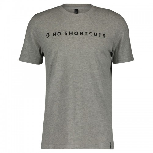Scott No Shortcuts Freizeit T-Shirt melange grau 2026 XXL (58)