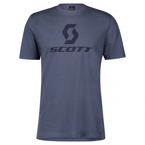 Scott Icon Freizeit T-Shirt metal blau 2024 