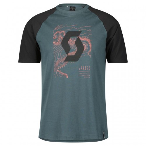 Scott Icon Raglan Freizeit T-Shirt aruba grün 2023 
