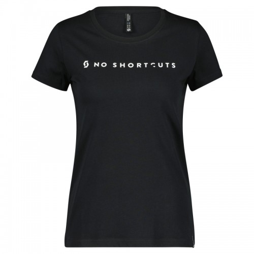Scott No Shortcuts Damen Freizeit T-Shirt schwarz 2025 