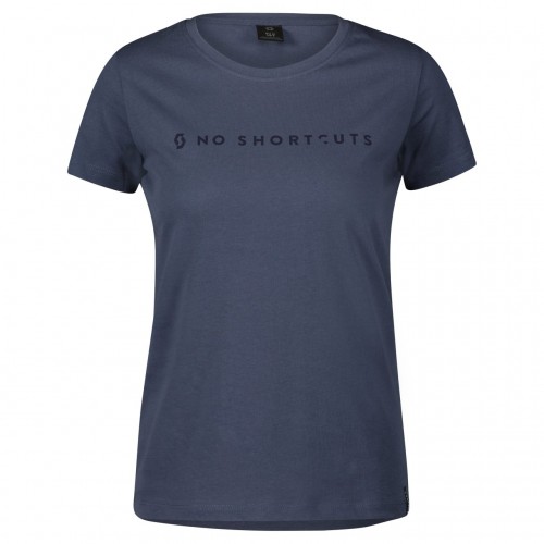 Scott No Shortcuts Damen Freizeit T-Shirt metal blau 2024 