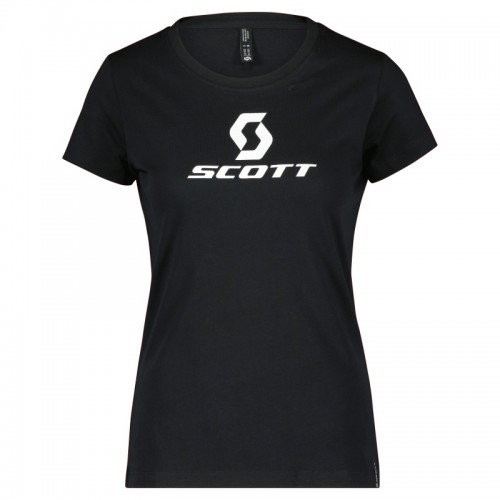 Scott Icon Damen Freizeit T-Shirt schwarz 2025 