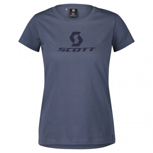 Scott Icon Damen Freizeit T-Shirt metal blau 2024 