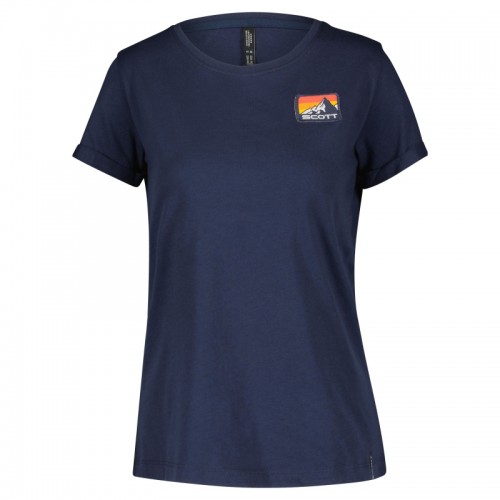 Scott Casual Winter Damen Freizeit T-Shirt blau 2023 