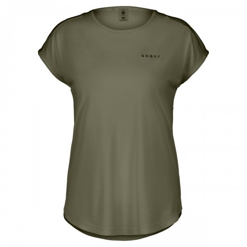 Scott Defined Damen Outdoor / Sport Shirt kurz hay grün 2025 
