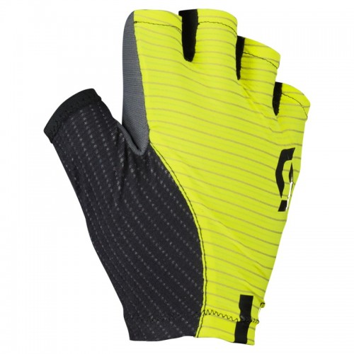 Scott RC Ultimate Graphene Fahrrad Handschuhe kurz gelb/schwarz 2023 