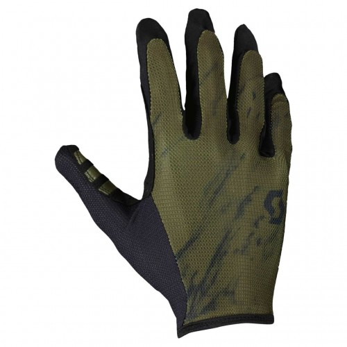 Scott Traction Fahrrad Handschuhe lang fir grün/schwarz 2023 
