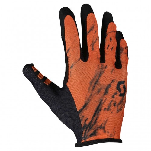 Scott Traction Fahrrad Handschuhe lang braze orange/schwarz 2023 
