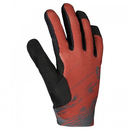 Scott Ridance Fahrrad Handschuhe lang rot/schwarz 2022 