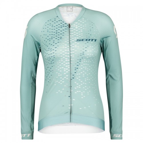 Scott RC Pro Damen Fahrrad Trikot lang grün 2022 