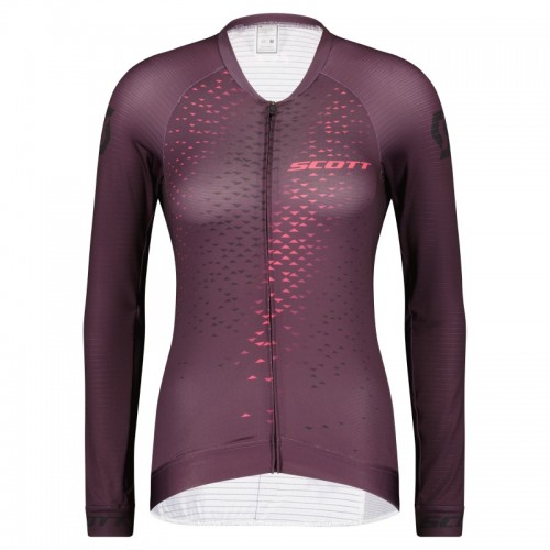 Scott RC Pro Damen Fahrrad Trikot lang lila 2022 XS (34/36)