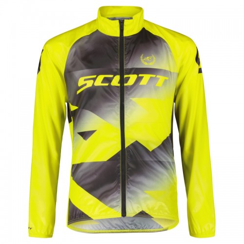 Scott RC Junior Kinder Fahrrad Windjacke gelb/schwarz 2022 