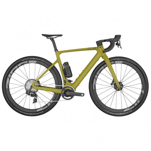 Scott Solace Gravel eRide 10 Carbon Pedelec E-Bike Rennrad savannah grün/schwarz 2024 