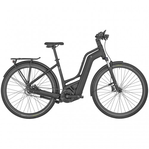 Bergamont E-Horizon Elite 6 Belt Amsterdam Unisex Pedelec E-Bike Trekking Fahrrad matt schwarz 2024 60cm