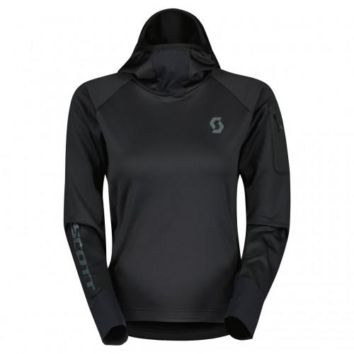 Scott Trail Storm Hoody Damen Fahrrad Trikot lang schwarz 2024 
