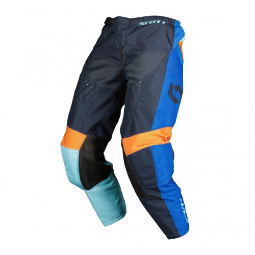 Scott 350 Race Kinder MX Motocross / DH Fahrrad Hose blau/orange 2023 