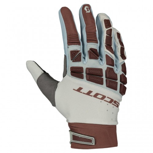 Scott X-Plore Pro Enduro Motorrad Handschuhe grau/braun 2023 