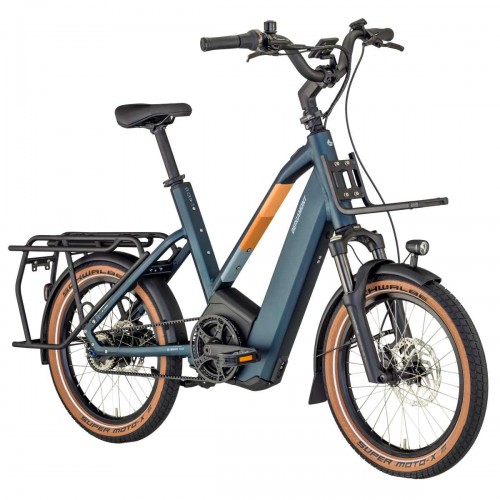 Bergamont Hans-E N5e Belt Pedelec E-Bike Lastenrad matt petrol blau 2024 