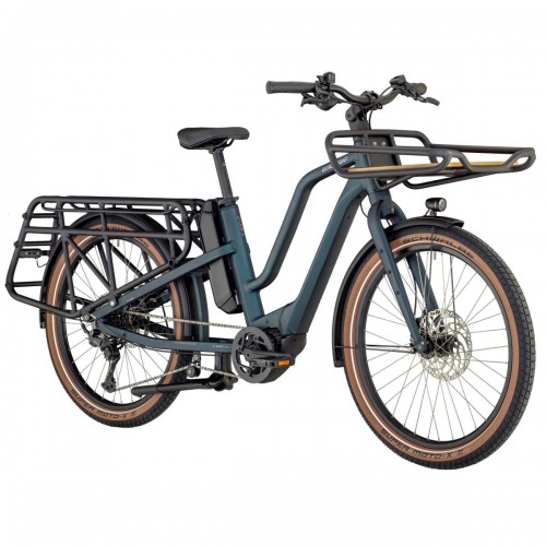 Bergamont E-Cargoville LT Edition Pedelec E-Bike Lastenrad matt petrol blau 2025 
