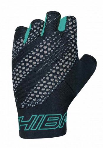 Chiba Ergo Fahrrad Handschuhe kurz schwarz/petrol 2023 