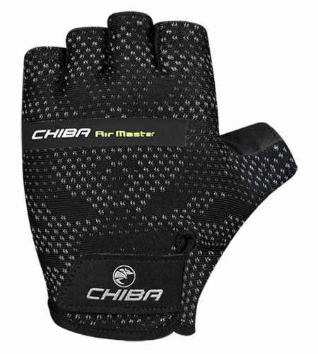Chiba Air Master Fahrradhandschuhe kurz schwarz 2027 