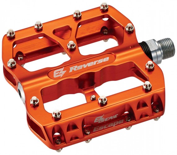 Reverse E-Escape Flat Fahrrad Pedal light orange 