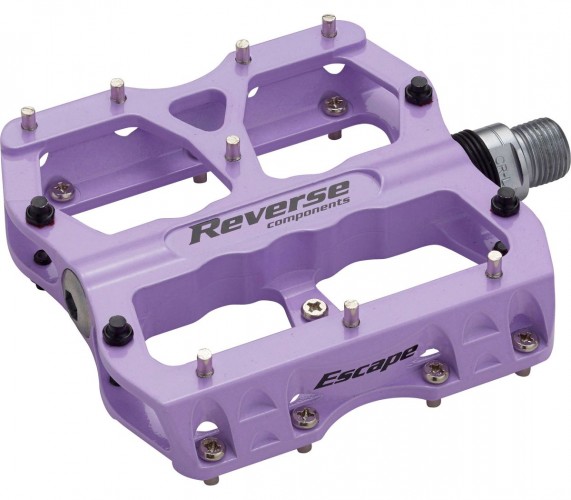 Reverse Escape Flat Fahrrad Pedale flieder lila 